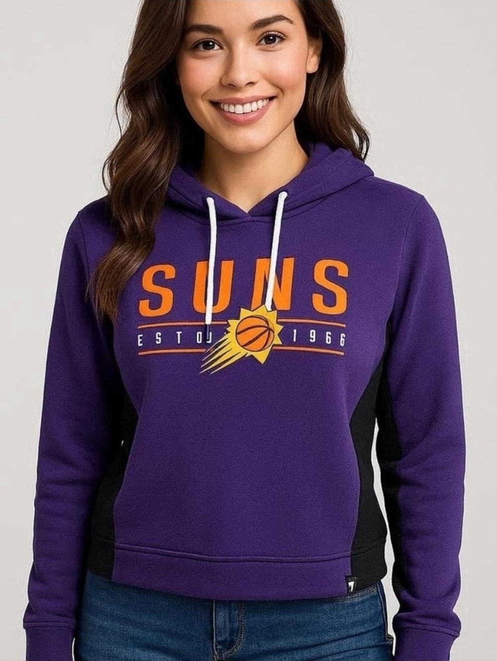 Phoenix Suns Fanatics Purple and Yellow Graphic Women's Tee